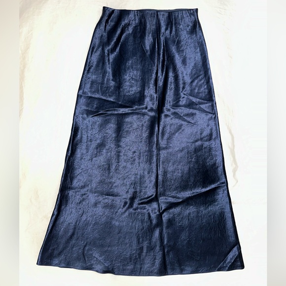 Babaton Slip Satin Midi Skirt - Picture 2 of 5
